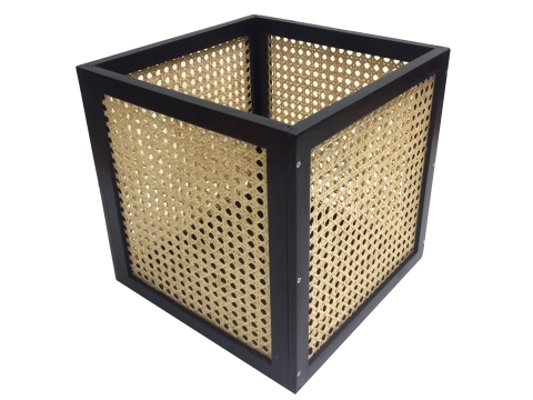 KD cane storage basket black